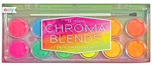 Chroma Blends Neon Watercolor Paint  Set