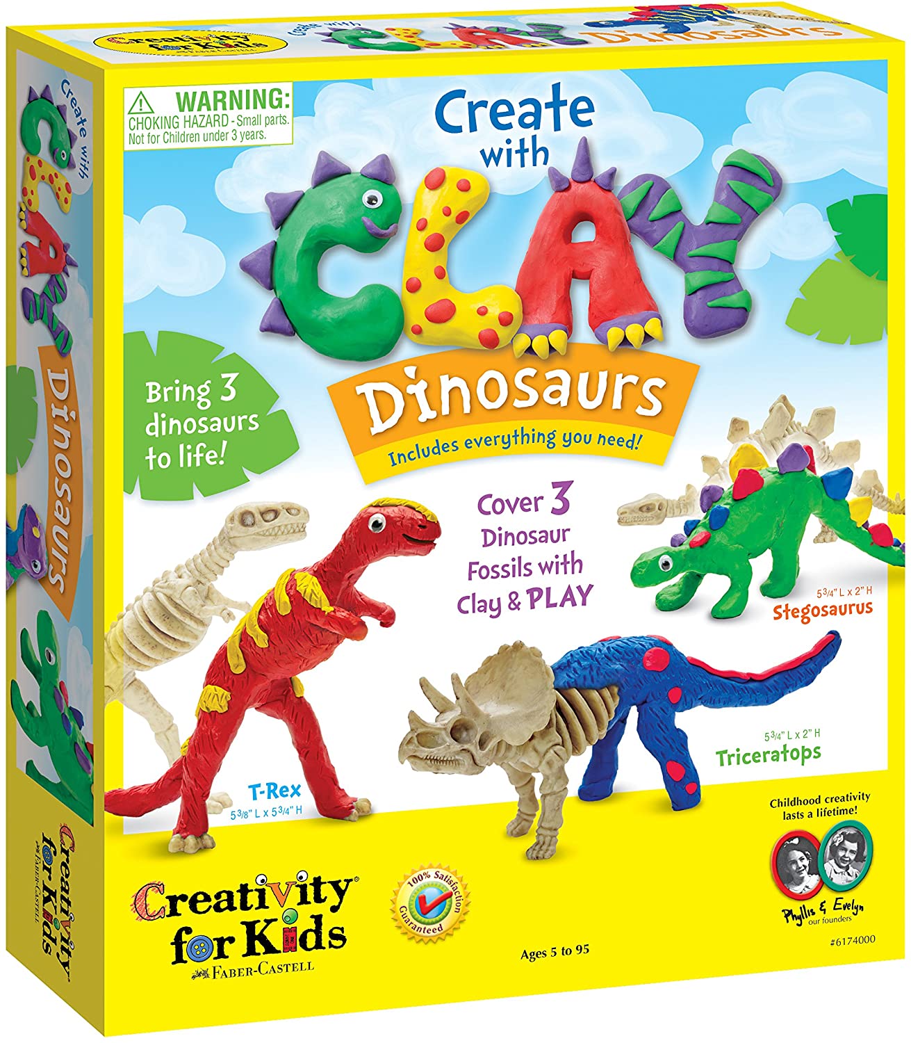 Create with Clay Dinosaur Kit