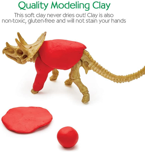 Create with Clay Dinosaur Kit