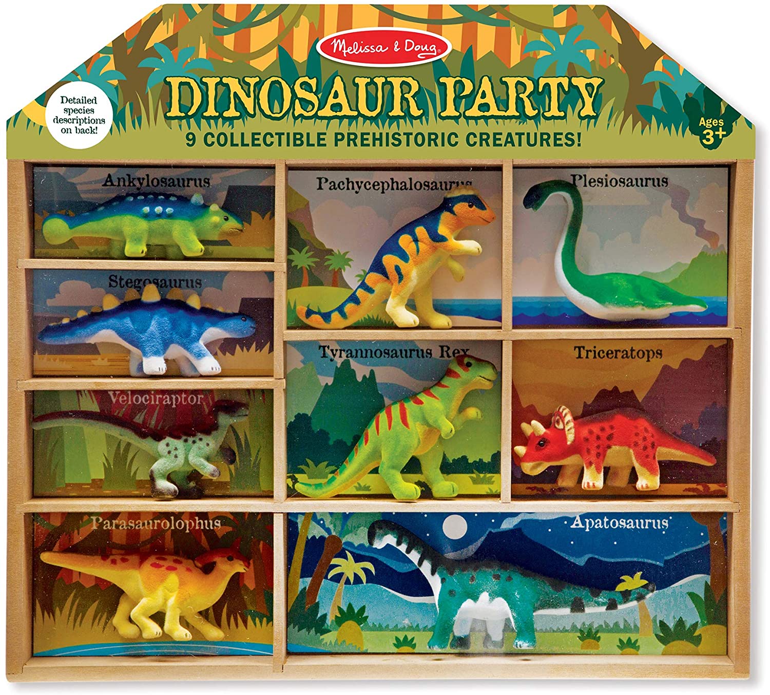 Dinosaur Party 9pc Figures Set
