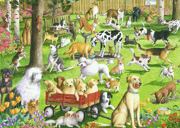 At the Dog Park Large Format Puzzle 500pc