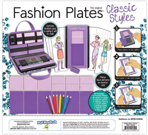 Fashion Plates Deluxe Kit Classic Styles