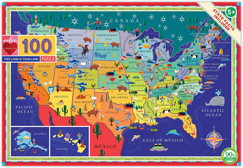 This Land is Your Land USA 100 pc Puzzle