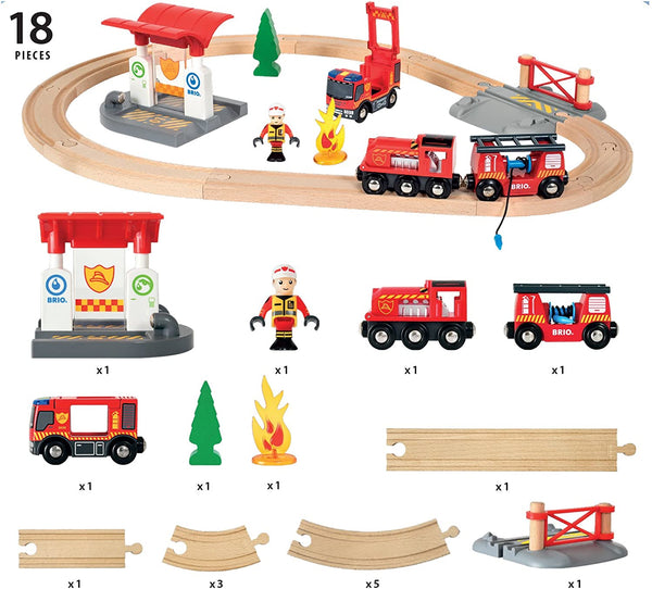 Rescue Firefighting Set Brio Train