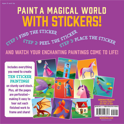 Paint by Stickers Book : Unicorns and Magic