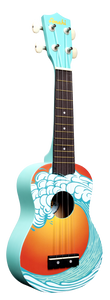 Amahi Ukulele Tropical Ocean Design