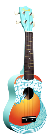 Amahi Ukulele Tropical Ocean Design